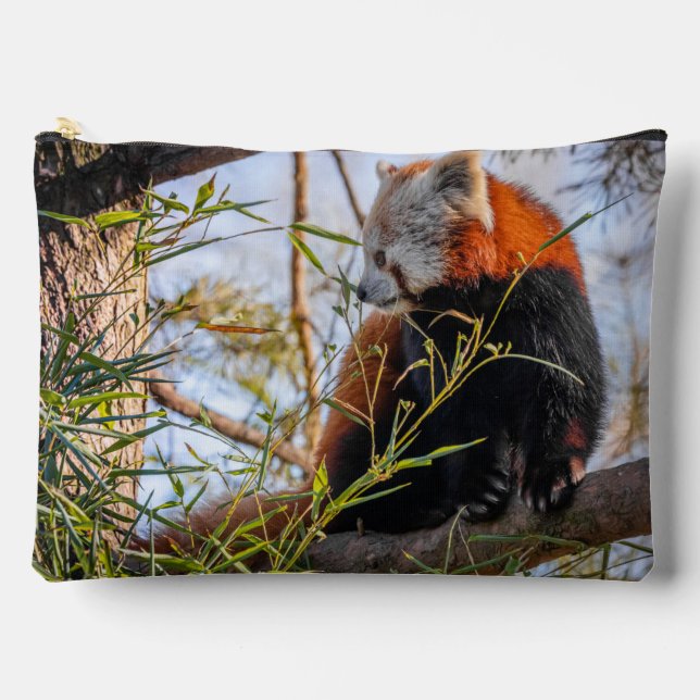 Bolsito Accesorio Grande Panda rojo (Anverso)