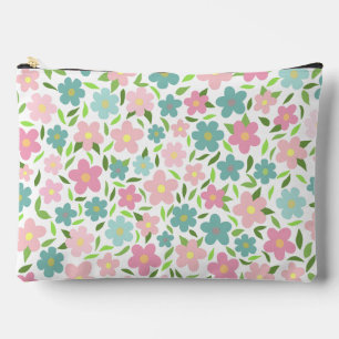 Bolsito Accesorio Grande Pastel Ditsy Floral Shabby Chic Coqueta