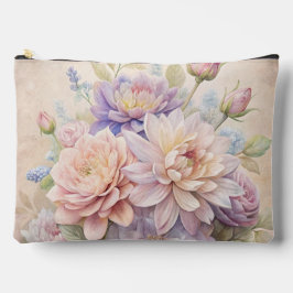 Bolsito Accesorio Grande Pastel Floral Charm Pouch - Los sueños del jardín