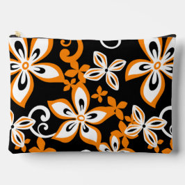 BOLSITO ACCESORIO GRANDE PATRÓN ALOHA HAWAII EN NEGRO/NARANJA
