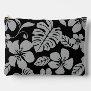 BOLSITO ACCESORIO GRANDE PATRÓN BIKINI ROSA EN NEGRO/GRIS