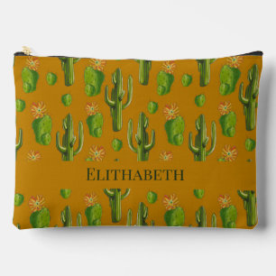 Bolsito Accesorio Grande Patrón de Cactus salvaje