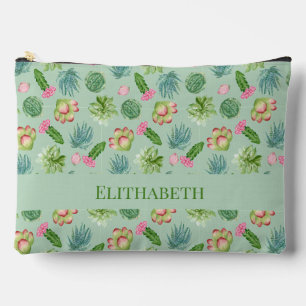 Bolsito Accesorio Grande Patrón de Cactus salvaje