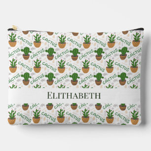 Bolsito Accesorio Grande Patrón de Cactus salvaje