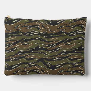 Bolsito Accesorio Grande Patrón de camuflaje de rayas de tigre