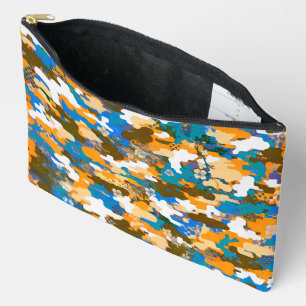 Bolsito Accesorio Grande Patrón de camuflaje digital urbano de alto contras