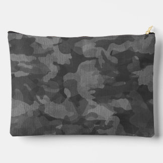 Bolsito Accesorio Grande Patrón de camuflaje gris