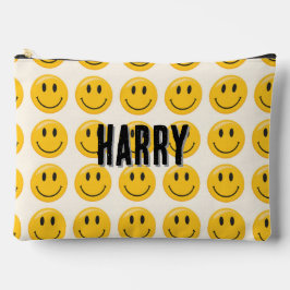 Bolsito Accesorio Grande Patrón de caras sonrientes - personalizado sonrien