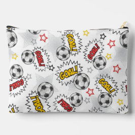 Bolsito Accesorio Grande Patrón de gol de fútbol de cómic – Deportes Retro