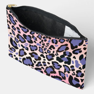 Bolsito Accesorio Grande Patrón de leopardo colorido