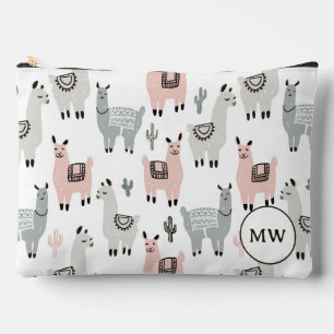 Bolsito Accesorio Grande Patrón de Llamas Sonrientes