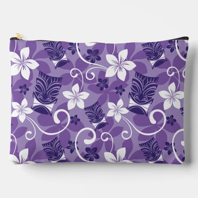 BOLSITO ACCESORIO GRANDE PATRÓN DE LUAU TIKI (PURPLE) (Anverso)