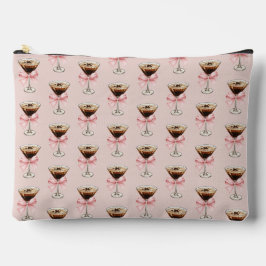 Bolsito Accesorio Grande Patrón de Martini de Espresso Rosa