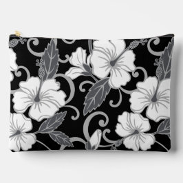 BOLSITO ACCESORIO GRANDE PATRÓN DE SUEÑO POLINESIO EN NEGRO