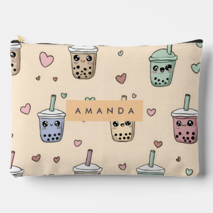 Bolsito Accesorio Grande Patrón de té recortado personalizado Boba personal