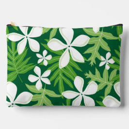 BOLSITO ACCESORIO GRANDE PATRÓN DE TIARE EN VERDE