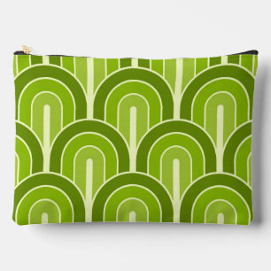 Bolsito Accesorio Grande Patrón de ventilador geométrico retro