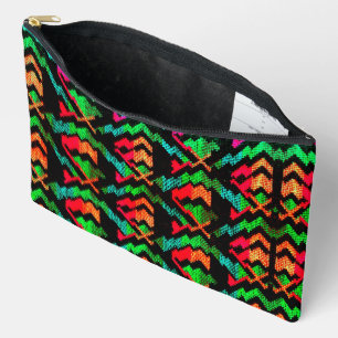 Bolsito Accesorio Grande Patrón inspirado en indio americano navajo
