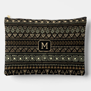 Bolsito Accesorio Grande Patrón personalizado monograma mexicano / azteca