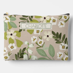 Bolsito Accesorio Grande Patrones de vegetación floral modernos
