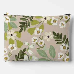 Bolsito Accesorio Grande Patrones de vegetación floral modernos