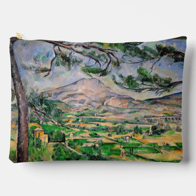 Bolsito Accesorio Grande Paul Cezanne - Mont Sainte-Victoire y Pino Grande (Anverso)