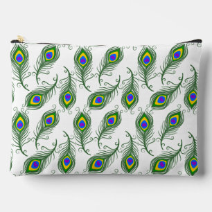 Bolsito Accesorio Grande Peacock Feathers