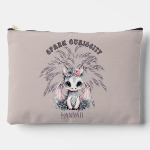 Bolsito Accesorio Grande Pequeño dragón de "chispa de curiosidad"