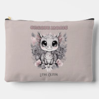 Pequeño dragón rosa y caprichoso