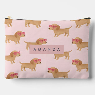 Bolsito Accesorio Grande Perrito Dachshund Adorable Personalizado