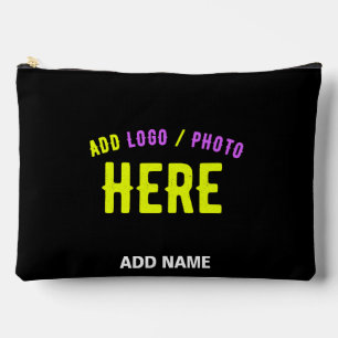 BOLSITO ACCESORIO GRANDE PERSONALIZABLE MODERNO ESTILO NEGRO VERIFICADO MAR