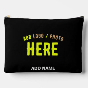 BOLSITO ACCESORIO GRANDE PERSONALIZABLE MODERNO ESTILO NEGRO VERIFICADO MAR