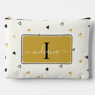 Bolsito Accesorio Grande Personalizado de patrones abstractos de escritura