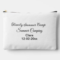 Personalizado de vacaciones de camping familiar añ