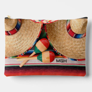 Bolsito Accesorio Grande Personalizado Monograma Artículos mexicanos