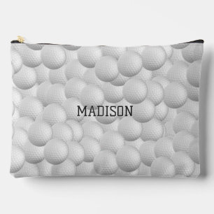Bolsito Accesorio Grande Personalizado Text Golf Balls