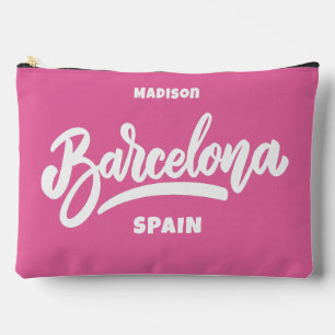 Bolsito Accesorio Grande Personalizado Texto y color Barcelona