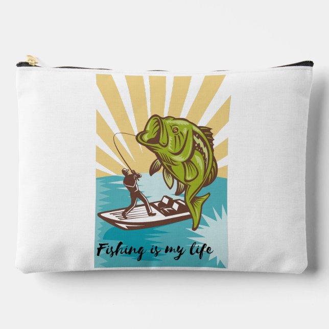 Bolsito Accesorio Grande pescar es mi vida (Anverso)