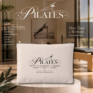 Bolsito Accesorio Grande Pilates de Lujo Los Principios Básicos Negro