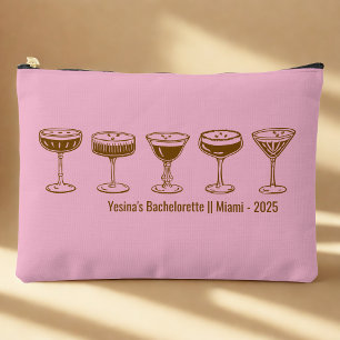 Bolsito Accesorio Grande Pink Bridesmaid Espresso Martini Despedida de Solt