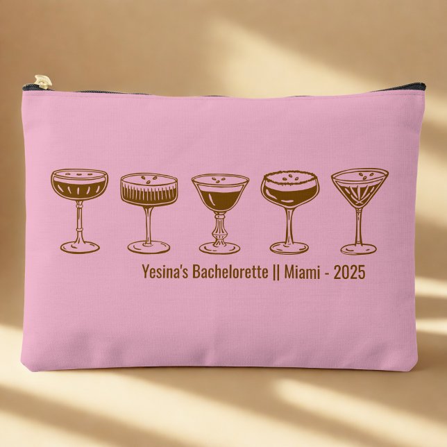 Bolsito Accesorio Grande Pink Bridesmaid Espresso Martini Despedida de Solt (Subido por el creador)