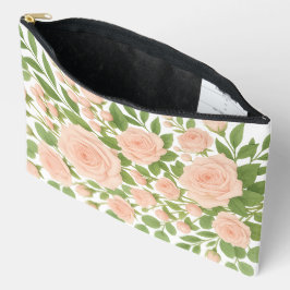 Bolsito Accesorio Grande Pink Rose Print Cut Sew Bag