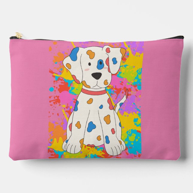 Bolsito Accesorio Grande pintura de perro (Anverso)