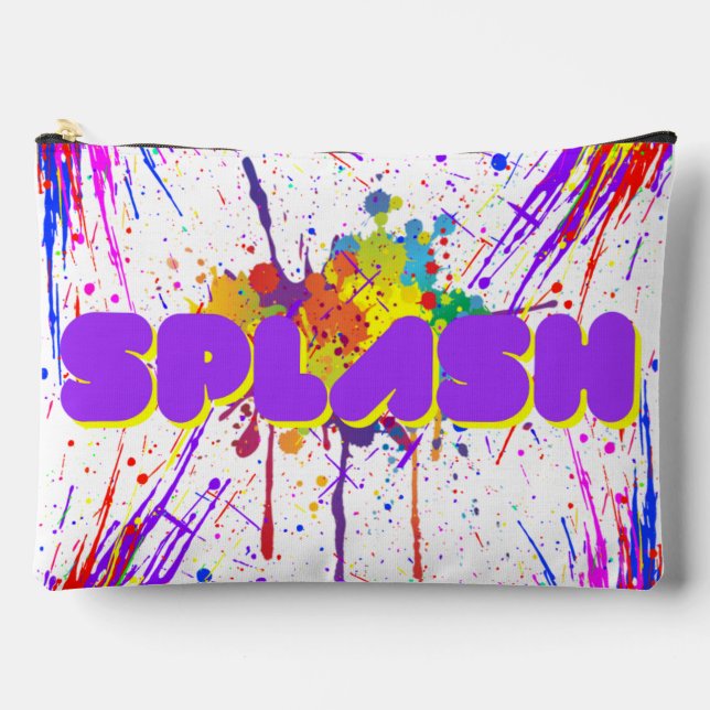 Bolsito Accesorio Grande pintura de salpicadura (Anverso)