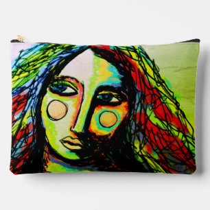 Bolsito Accesorio Grande Pintura digital abstracta de Moody