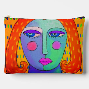 Bolsito Accesorio Grande Pintura digital abstracta original