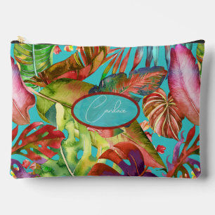 Bolsito Accesorio Grande PixDezines hawaiano joven follaje tropical