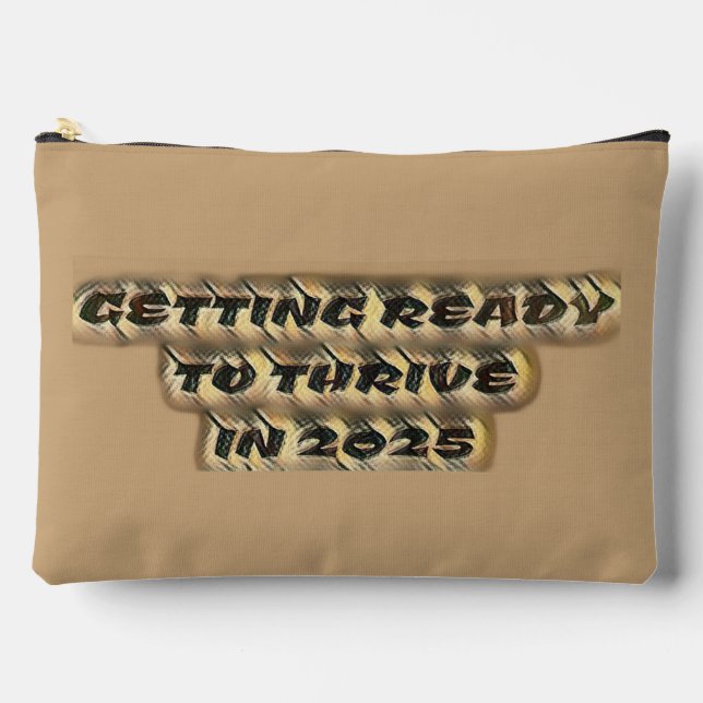 Bolsito Accesorio Grande Prepararse Para Prosperar En 2025 (Anverso)