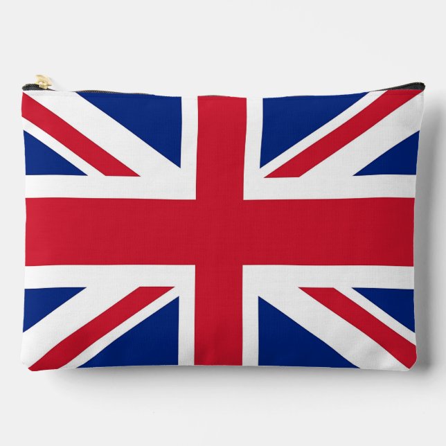 Bolsito Accesorio Grande Print Cut Sew Bag with flag of United Kingdom (Anverso)