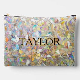 Bolsito Accesorio Grande Prismatic Stained Glass Effect - Rainbow Prismatic